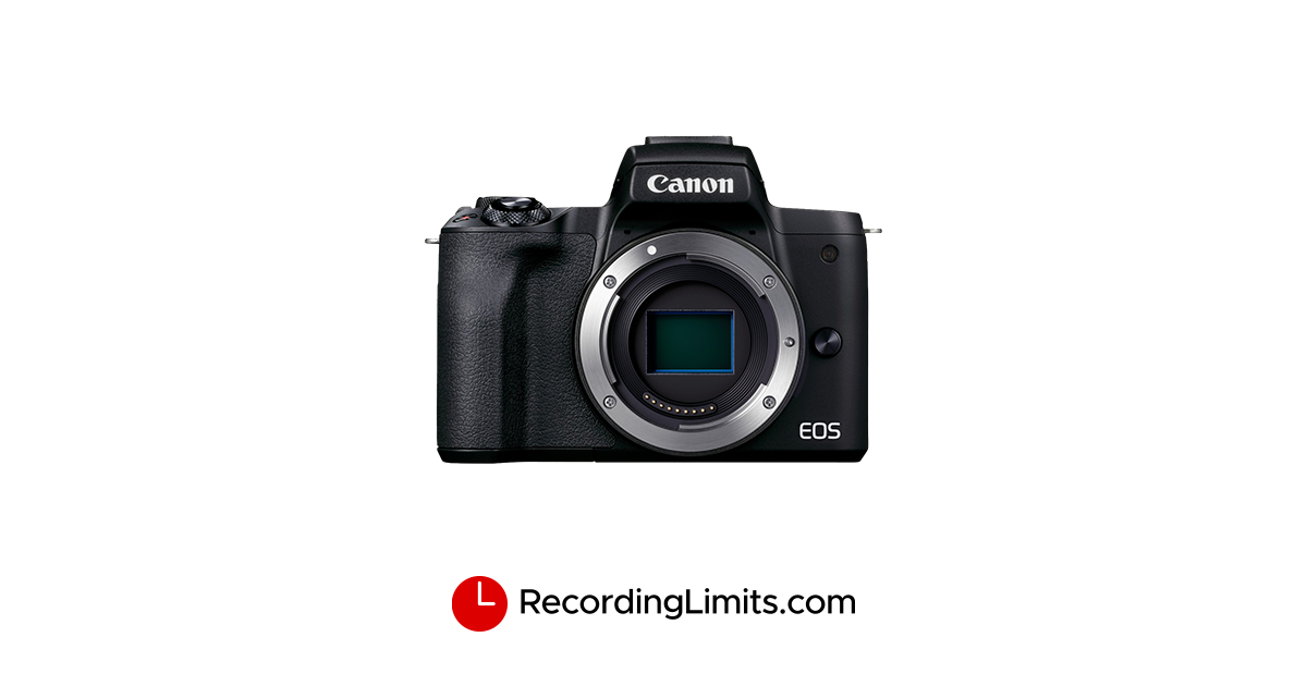 canon eos m50 mark ii video recording limit