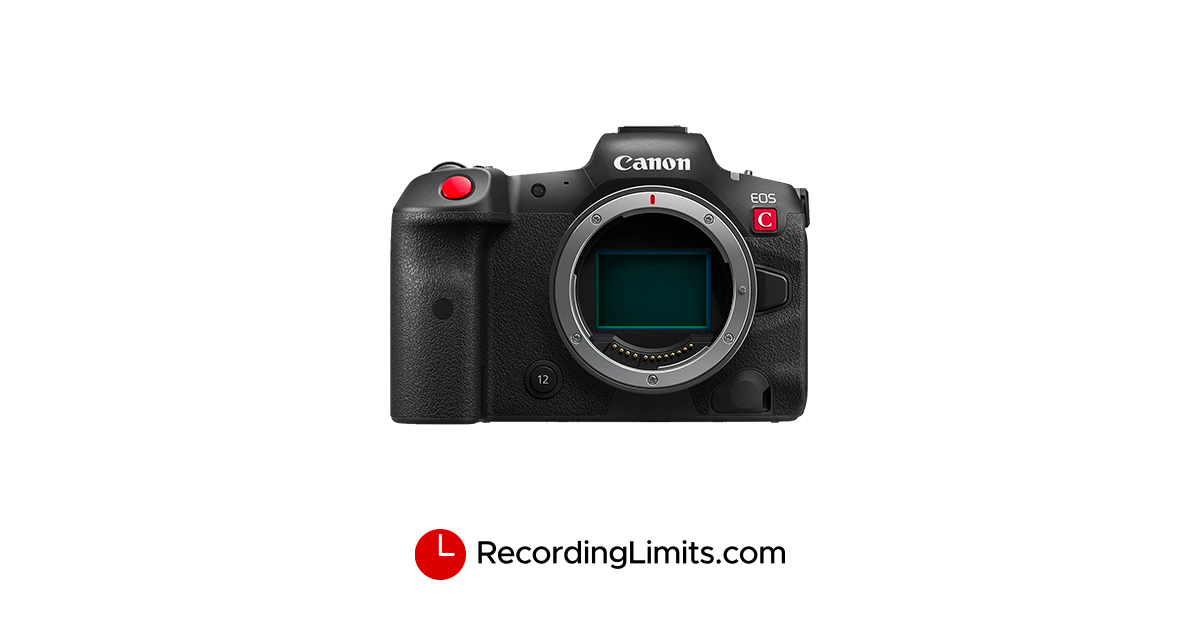 Canon EOS R5 C Video Recording Limits