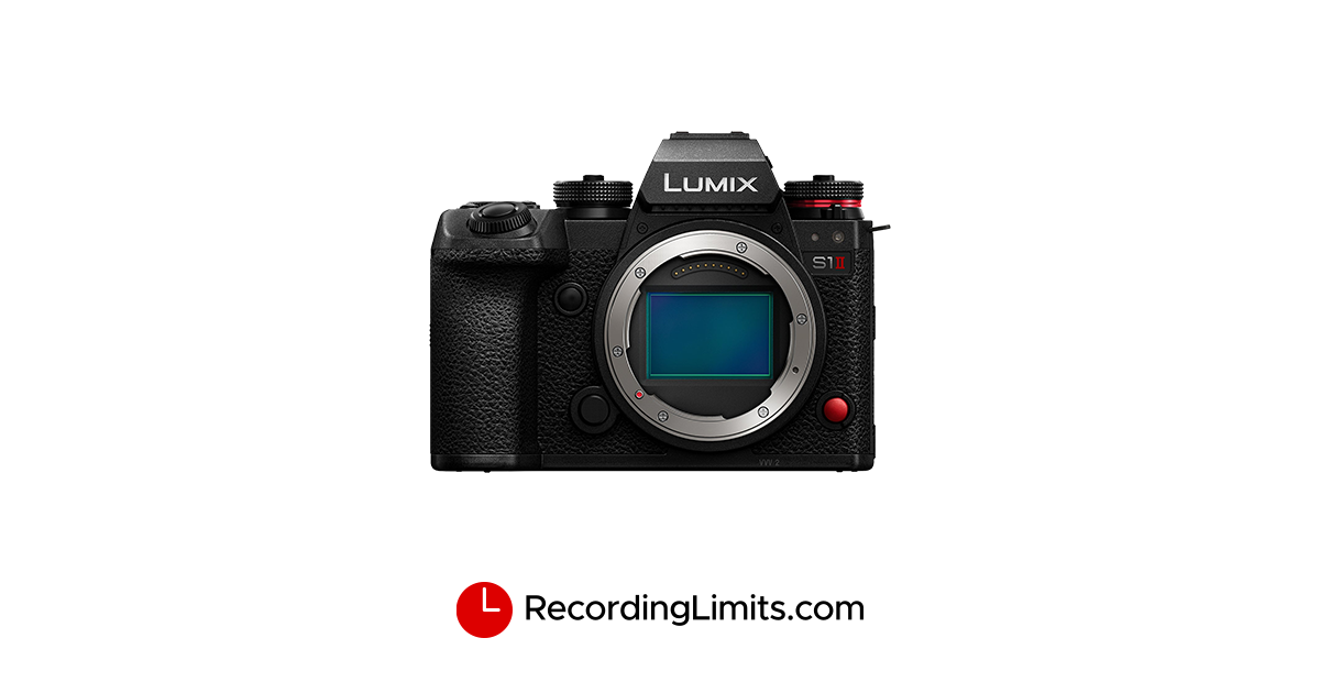 Panasonic LUMIX S1II Video Recording Limits