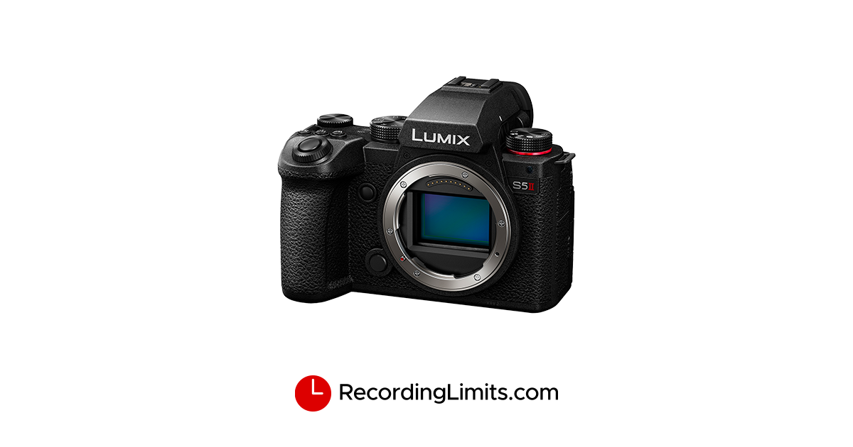 lumix s5ii recording modes