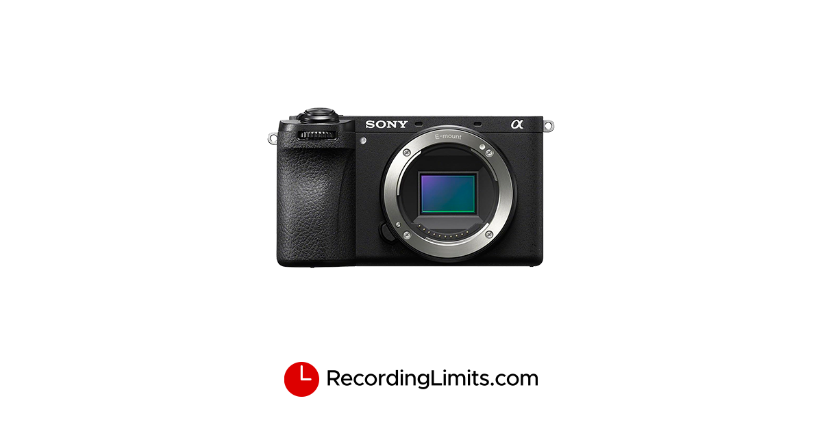 Sony Alpha 6700 Video Recording Limits